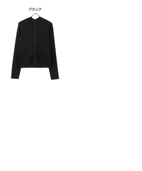 CandyCool ]UVカット・花粉防止・吸水速乾シンプルフーディパーカー