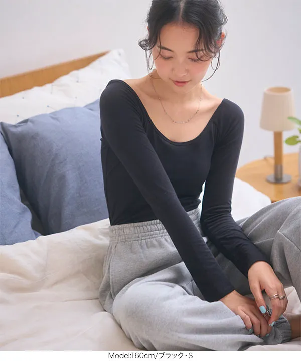 &HEAT ] S M L 前後2way あったかインナートップス [H558