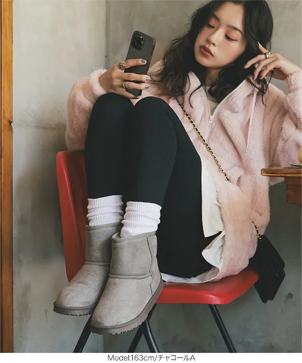 ■美品■フェンディ■ショートブーツ■ムートン■約22.5cm □美品□フェンディ□ショートブーツ□ムートン□約22.5cm