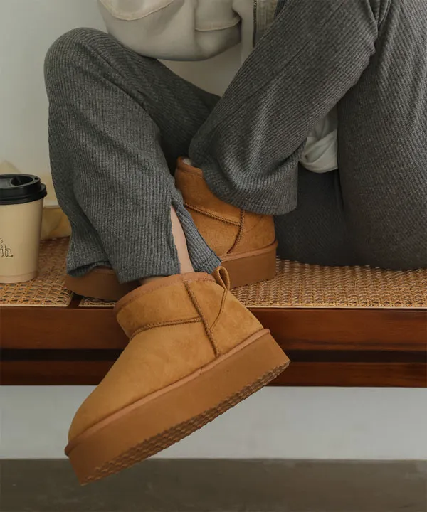 厚底ムートンブーツ [H577] - レディースファッション通販 神戸レタス