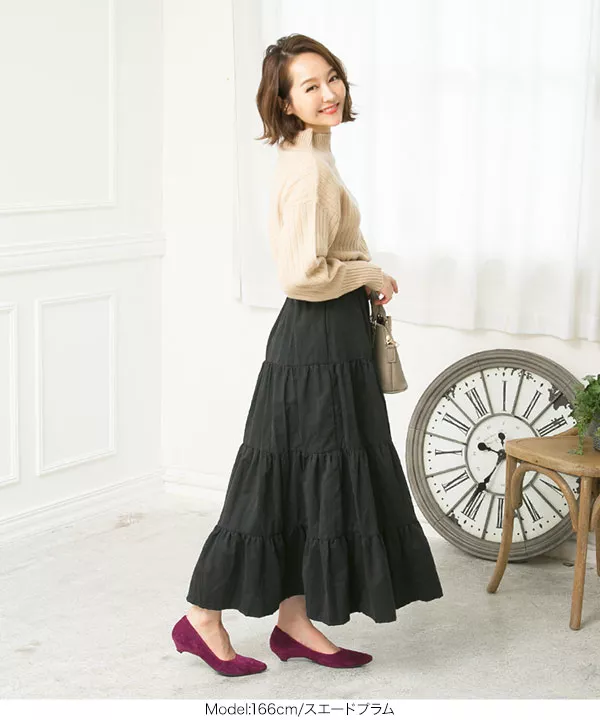 XS~3Lサイズ ]機能系3cmヒール ポインテッドトゥパンプス [I1200