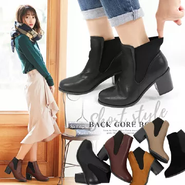 バックゴアDesignブーツ[I1425] - レディースファッション通販 神戸