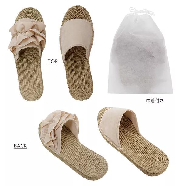 軽量 2タイプ ポーチ入りサンダル [I1551]