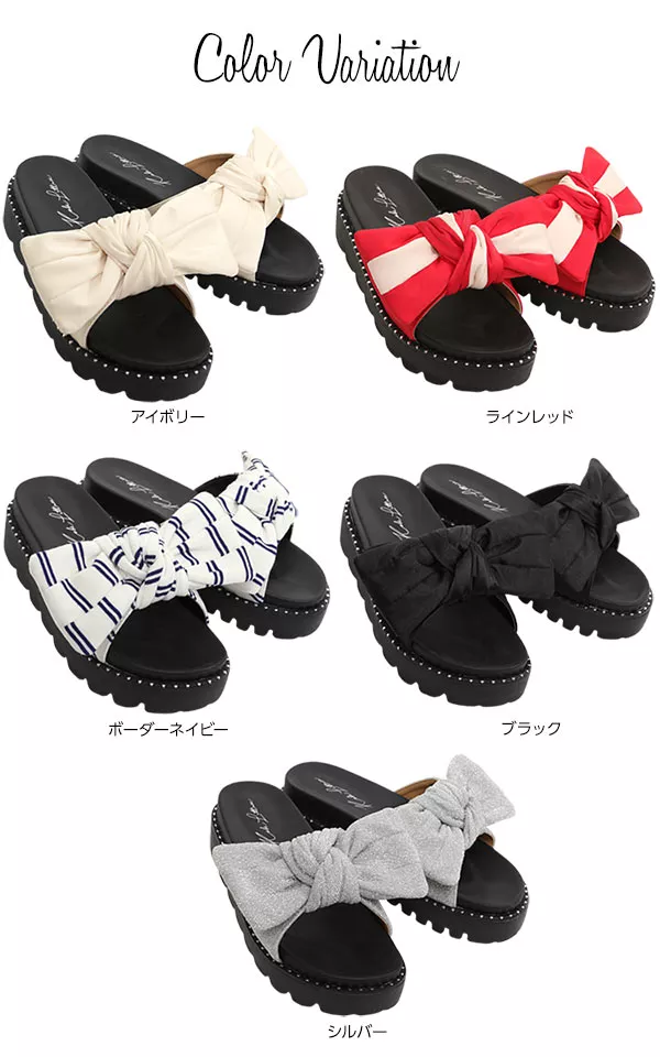 スタッズ×BIGリボンデザインスポサン [I1555]
