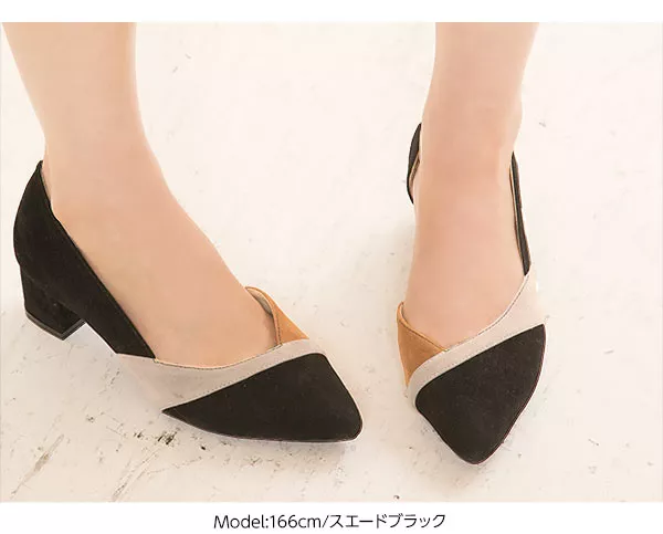 セリーヌ　バイカラー　パンプス　37.5 CELINE セリーヌ パンプス バイカラー ハイヒール – VINTAGE