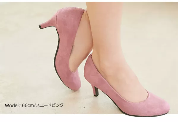 ラウンドトゥ6ｃｍヒール [I1700]