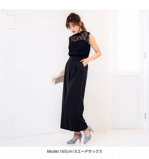 フラワーカットサイドカットパンプス [I1740] - レディース