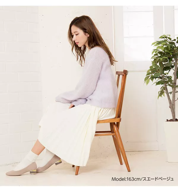 バイカラーヒールパンプス [I1748] - レディースファッション通販 神戸