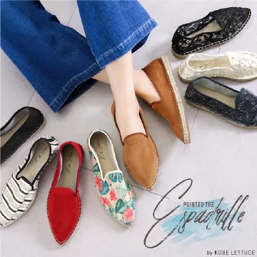 ポインテッドトゥエスパドリーユ [I1778]