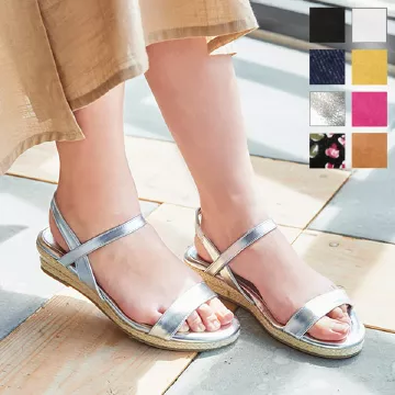 ジュートウェッジゴムサンダル [I1825]