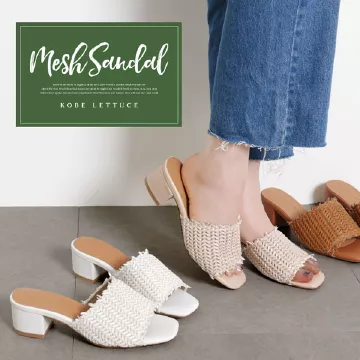 メッシュ編みサンダル [I1848]