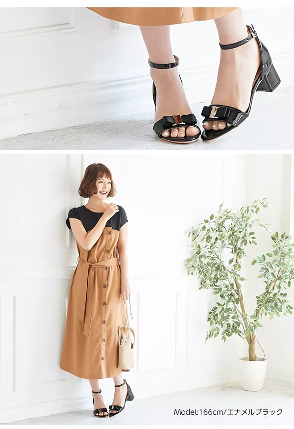 GUCCI ベロア サンダル ミュール リボン ビジュー チャンキーヒール