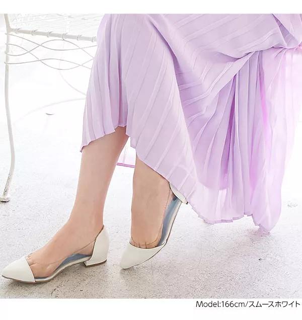 PVC切り替えパンプス [I1856] - レディースファッション通販 神戸