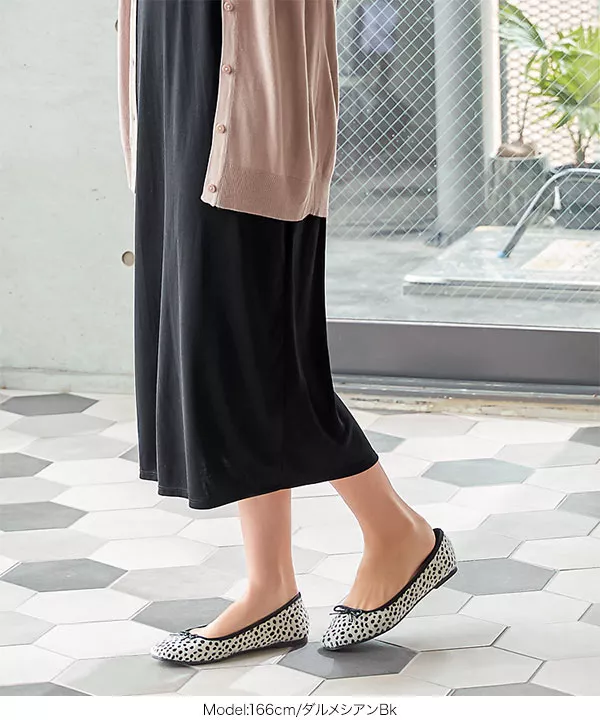 スクエアトゥバレエパンプス [I1918]