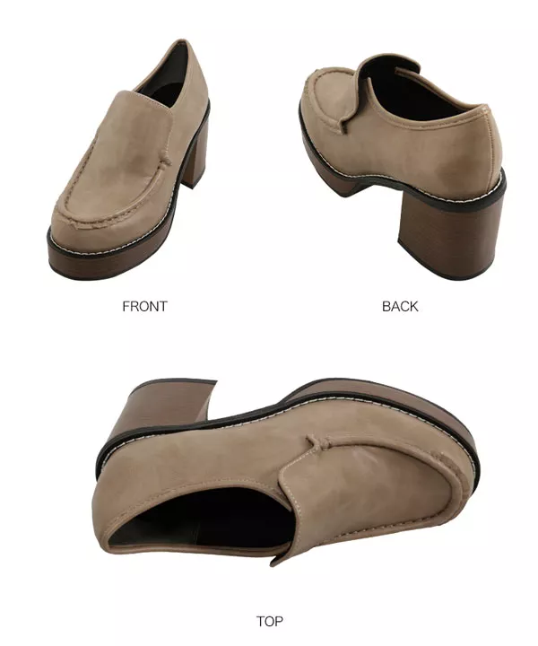 FRAY I.D｜チャンキーヒールローファー | Rakuten Fashion(楽天