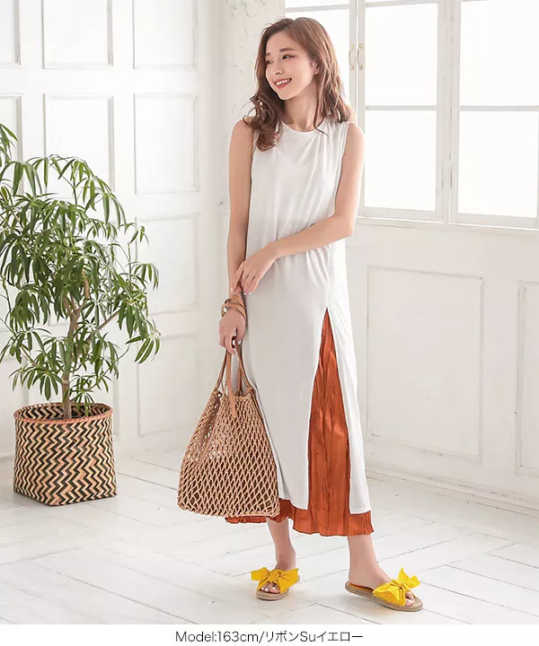 2タイプ フラットサンダル [I2087]