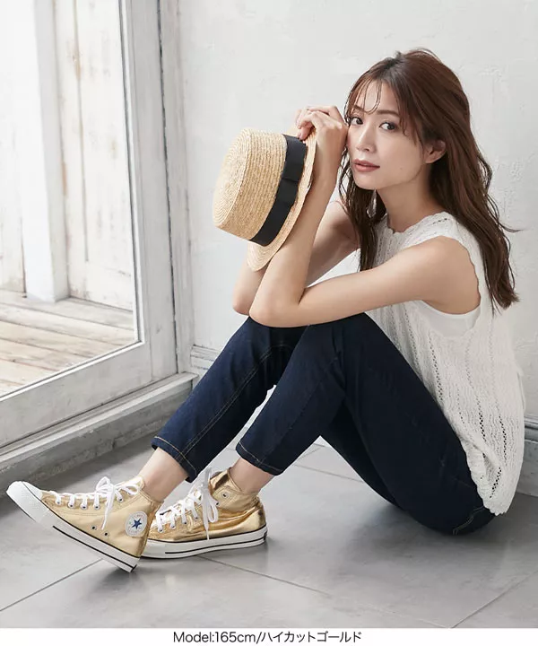 【希少♡】◆CHANEL◆メタリック スニーカー CHANEL 25C《おしゃれなメタリック♪》レザースニーカー (CHANEL