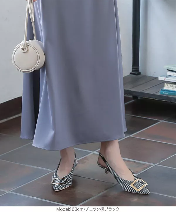 メタルバックルパンプス [I2121]