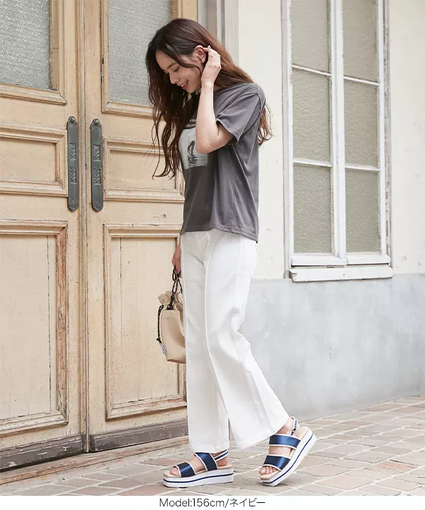 サテンベルトスポサン [I2149] - レディースファッション通販 神戸