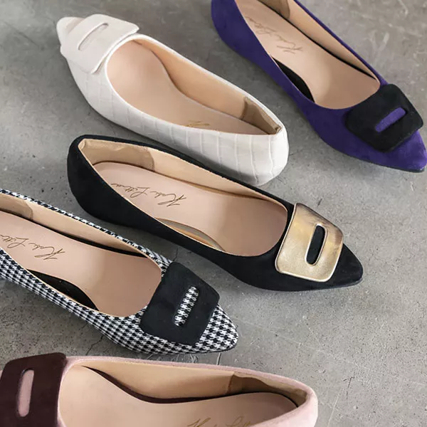 ポポフラットパンプス [I2196] - レディースファッション通販 神戸