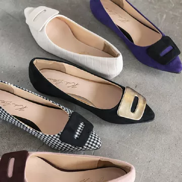 ポポフラットパンプス [I2196] - レディースファッション通販 神戸