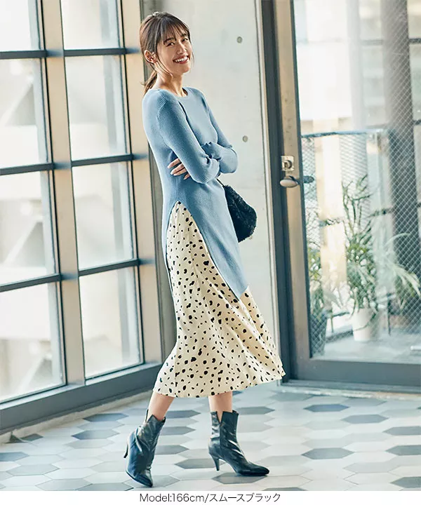 スリットフィットブーツ [I2211] - レディースファッション通販 神戸