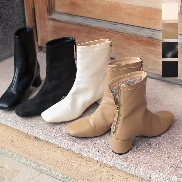 ライナーファーバックジップブーツ [I2223] - レディースファッション