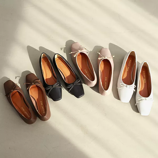 スクエアトゥバレエシューズ [I2234] - レディースファッション通販