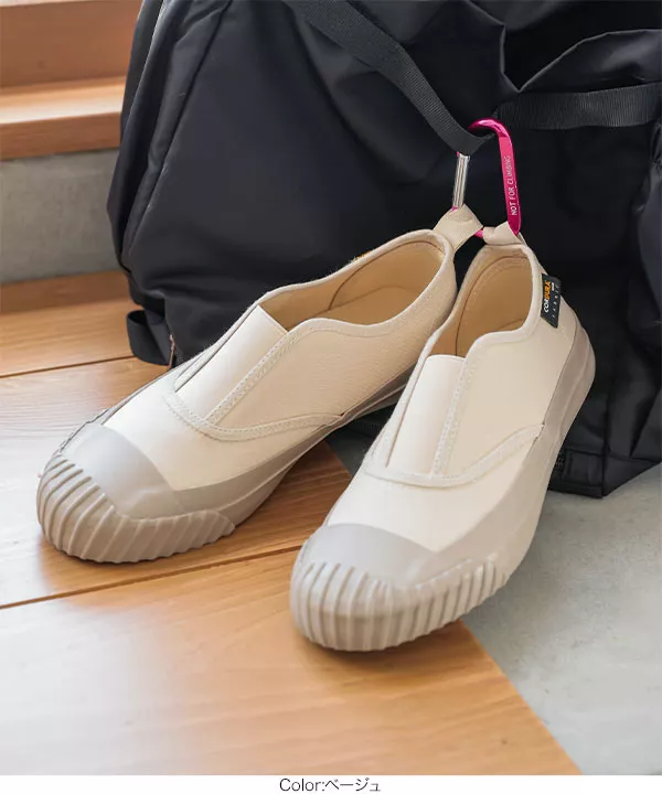 カラビナ付きリブソールスリッポン [I2262] - レディースファッション