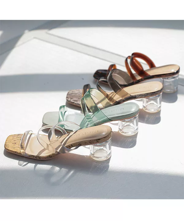 クリアヒールチューブサンダル [I2276] - レディースファッション通販