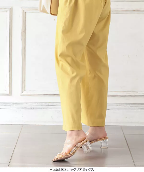 クリアヒールチューブサンダル [I2276] - レディースファッション通販