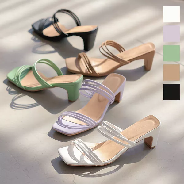 ナローストラップミュール [I2277] - レディースファッション通販 神戸