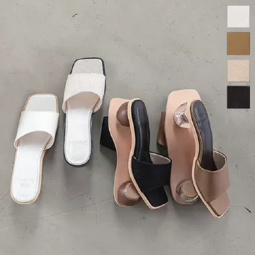 ボールヒールミュール [I2298]