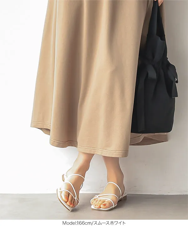 CFCL ラインコードストラップサンダル ベージュ CFCL ラインコードストラップサンダル ベージュ LINE CORD STRAP SANDALS