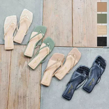 スクエアトゥトングサンダル [I2310]