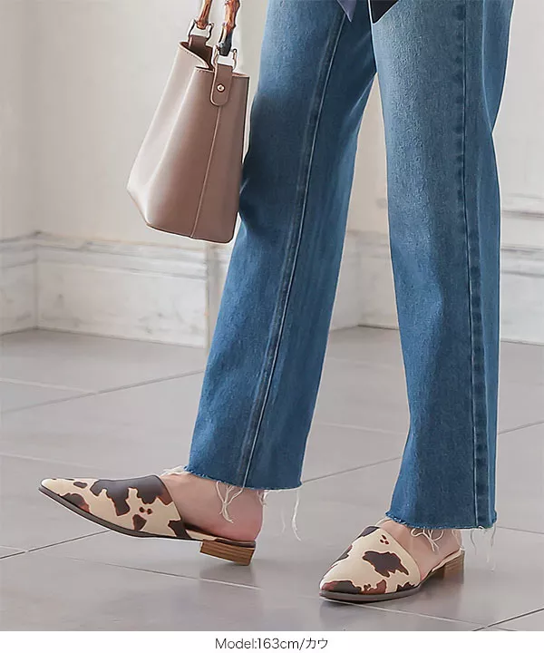 ポインテッドトゥミュール [I2345] - レディースファッション通販 神戸