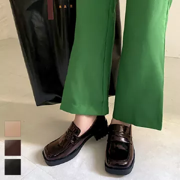 スクエアトゥローファー [I2350]