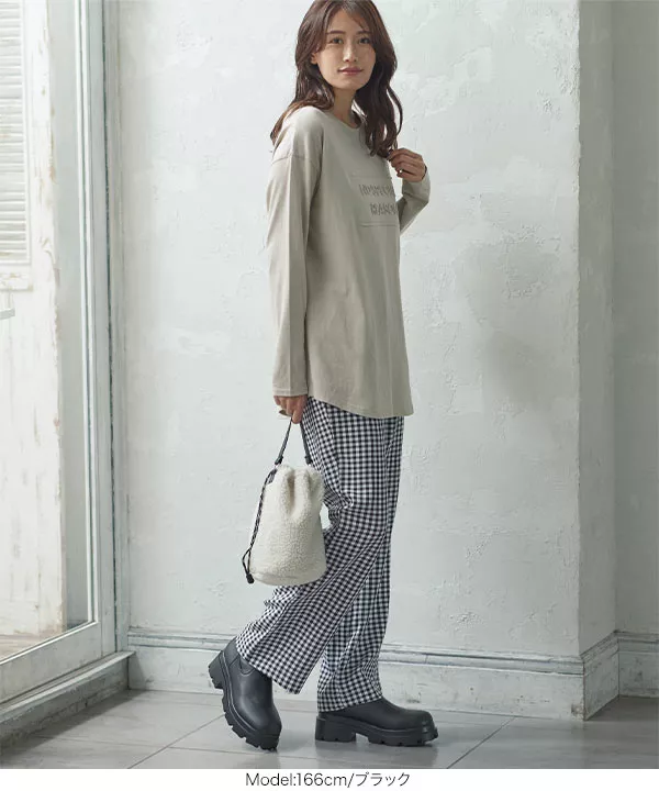 ストレッチミドルブーツ [I2355]