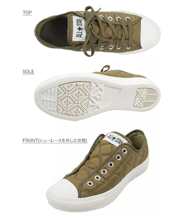 [ CONVERSE ] ALLSTAR　LIGHT QUILTING SLIP OX [I2356]