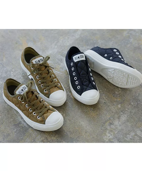 CONVERSE ] ALLSTAR LIGHT QUILTING SLIP OX [I2356] - レディース