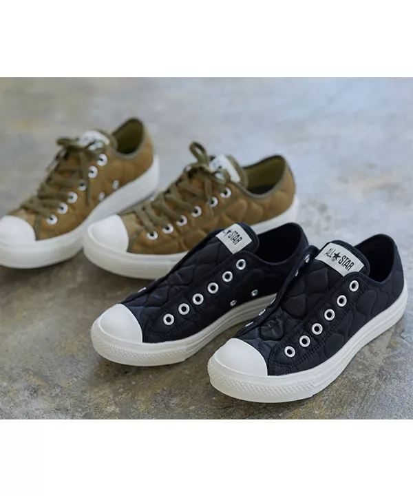 CONVERSE ] ALLSTAR LIGHT QUILTING SLIP OX [I2356] - レディース