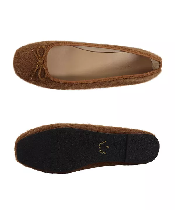 モヘアタッチバレエパンプス [I2371] - レディースファッション通販