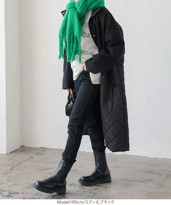 インナーファー2丈サイドゴアブーツ[I2386] - レディースファッション