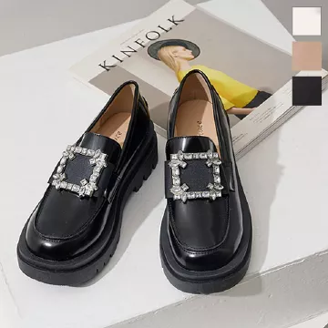 GANNI   厚底ローファー　ビジュー GANNI（ガニー）の「GANNI / ビジューローファー（ローファー