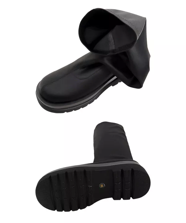 ストレッチロングチャンキーロングブーツ [I2471] - レディース