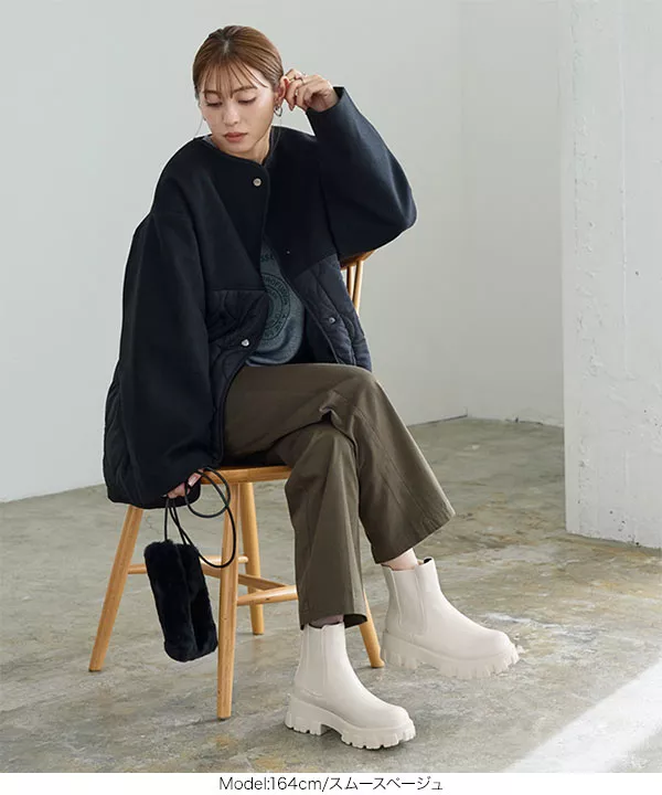 うさこ チェルシーサイドゴアブーツ [I2498] - レディースファッション通販