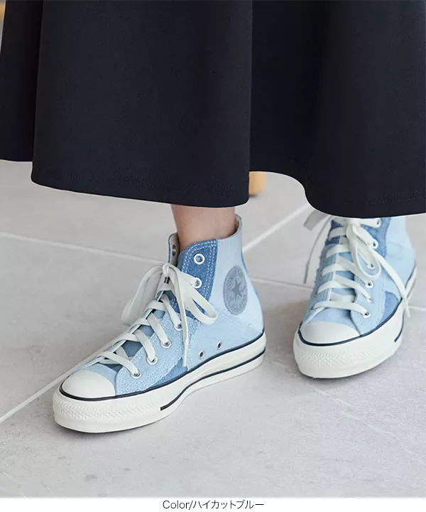CONVERSE ] AS (R) DENIM PATCHWORK HI / OX [I2523] | 送料無料