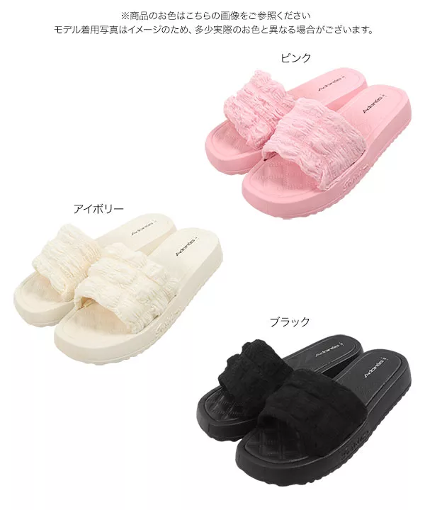 ぽこぽこサンダル [I2568] - レディースファッション通販 神戸