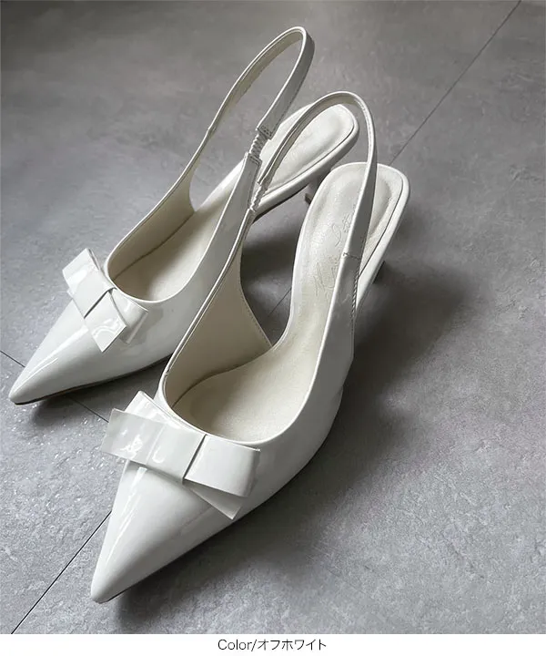 リボンパンプス [I2610] - レディースファッション通販 神戸レタス