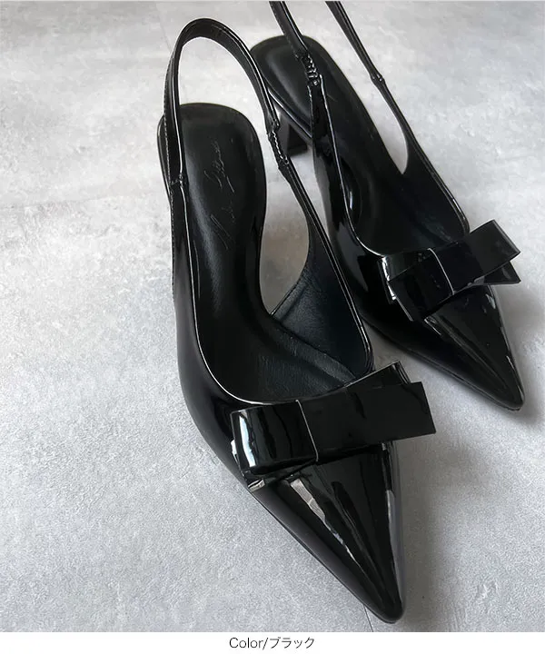 リボンパンプス [I2610] - レディースファッション通販 神戸レタス